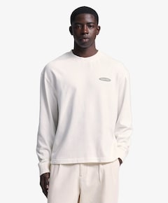 Heren longsleeve wit