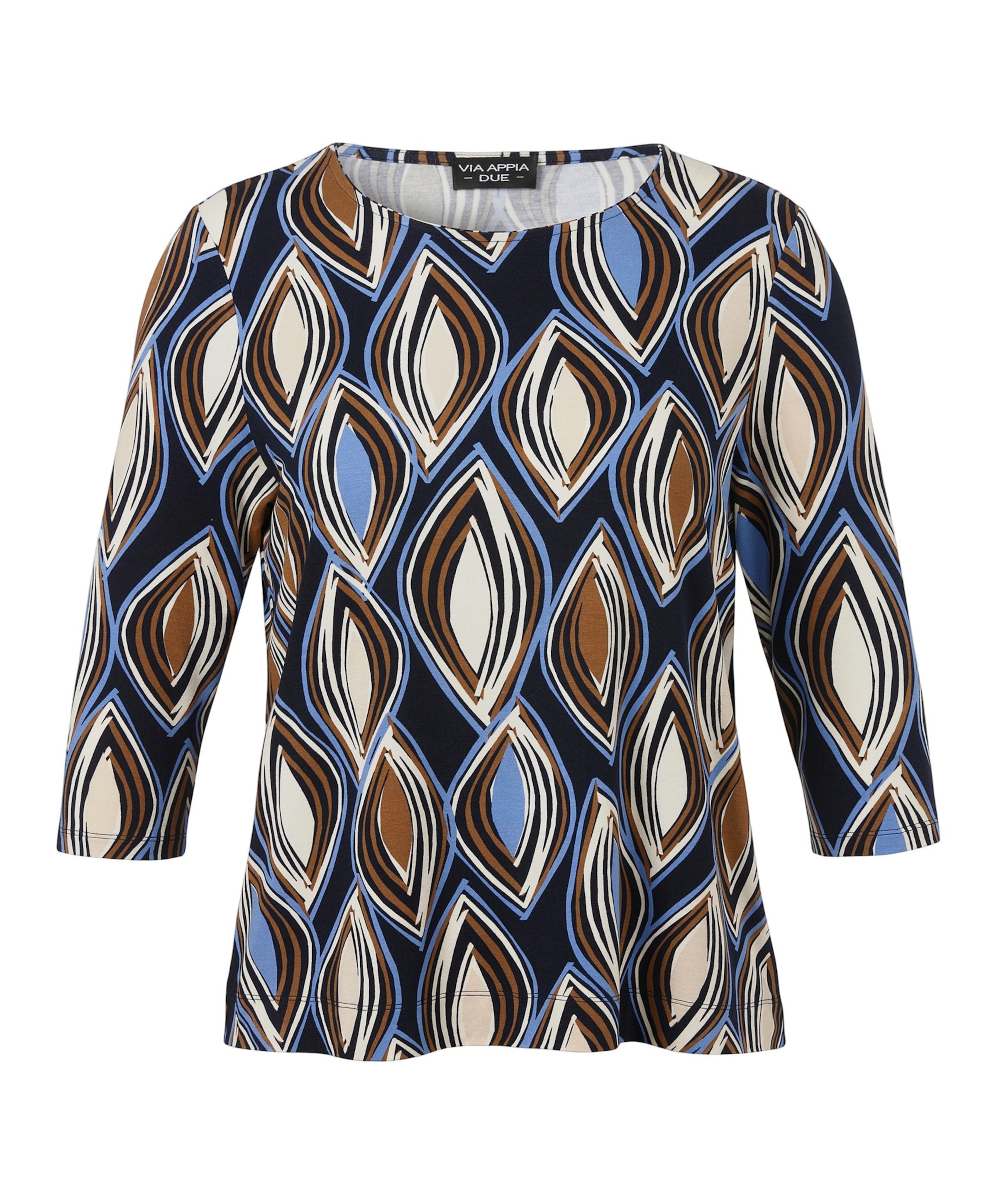 Dames longsleeve blauw