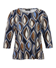 Dames longsleeve blauw