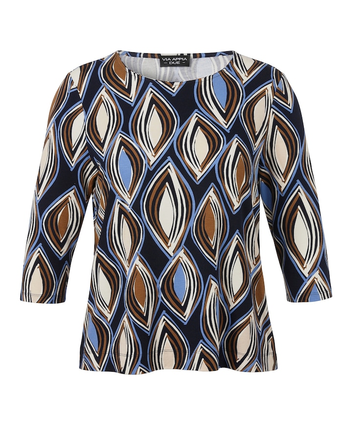 Dames longsleeve blauw