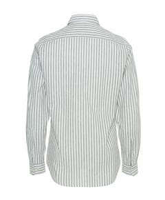 Heren overhemd lange mouw groen