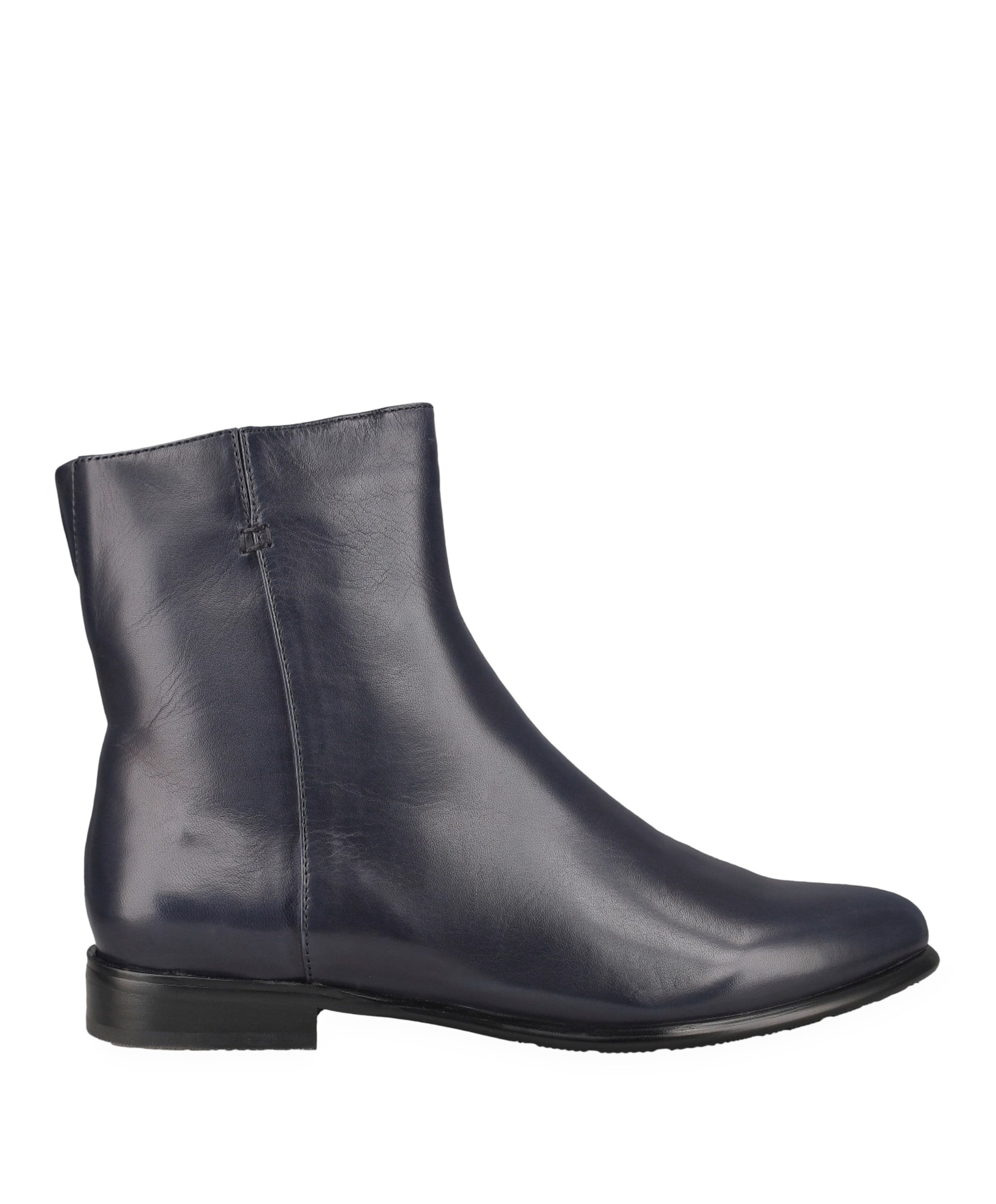 dames enkellaarzen blauw