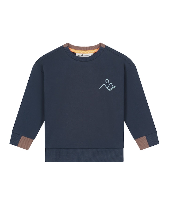 Jongens sweater blauw