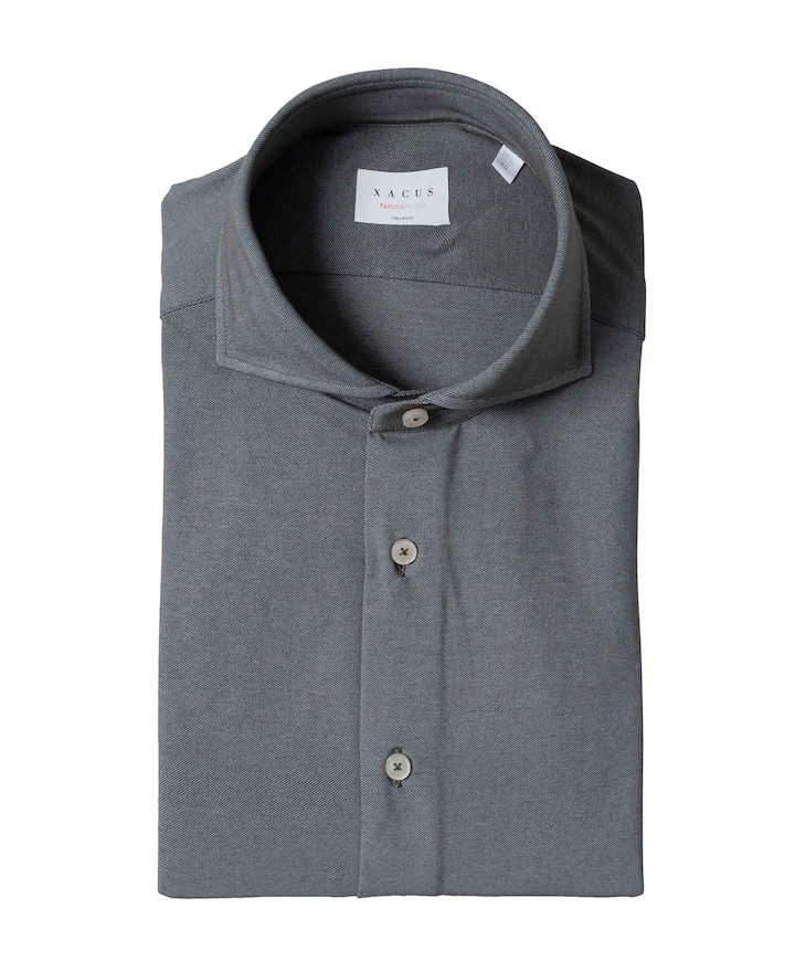 Overhemd lange mouw groen