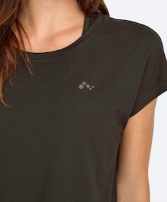 Dames t-shirt bruin
