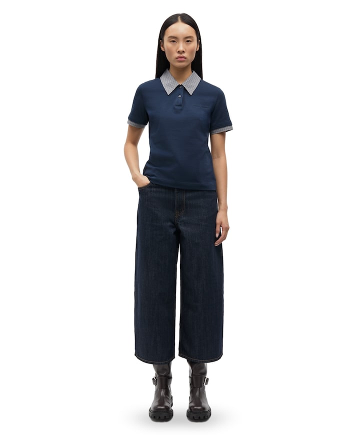 SAHARPER CULOTTE 16141 dames jeans blauw