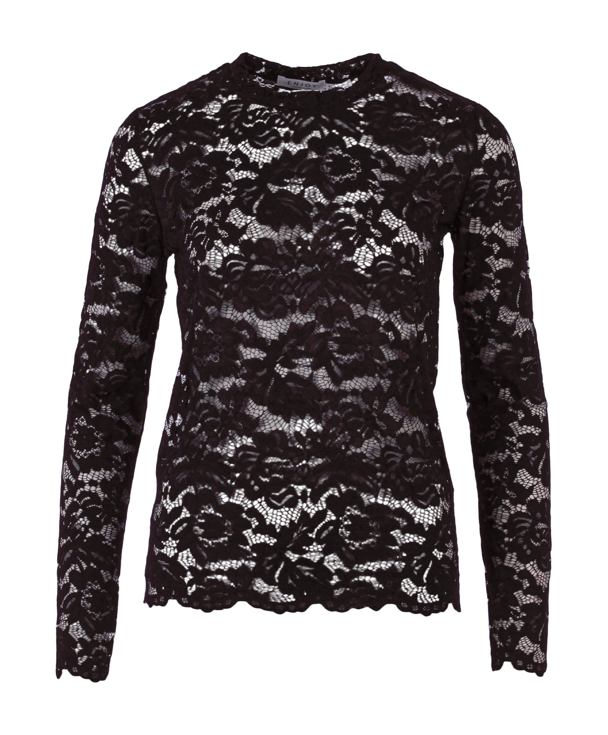 Dames top bruin