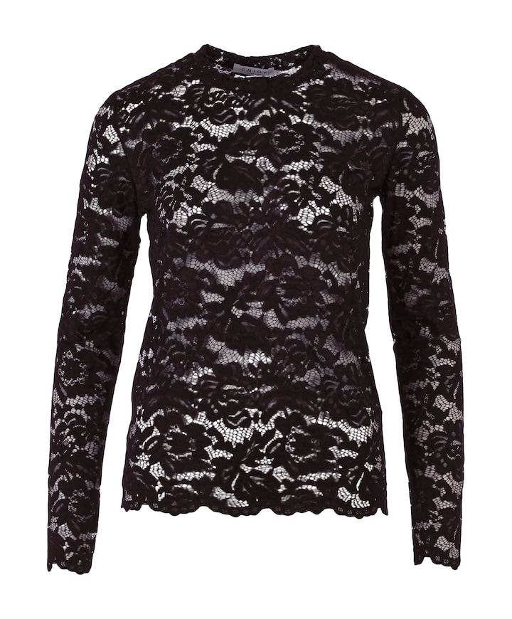 Dames top bruin
