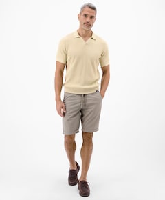 Heren polo beige
