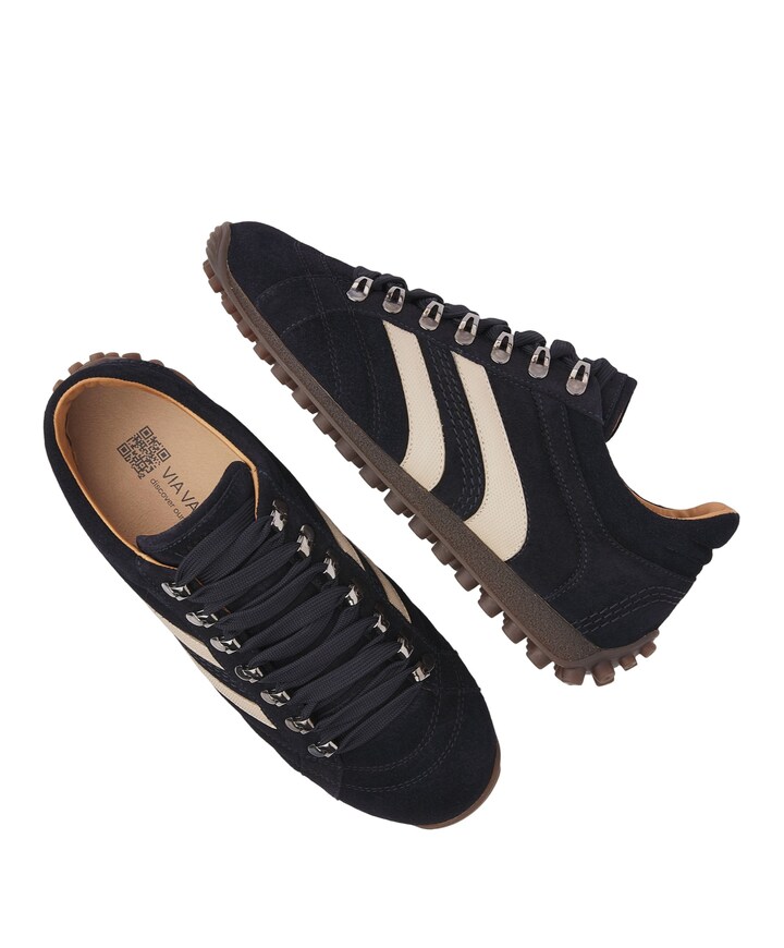 Jack Nathan heren sneakers blauw