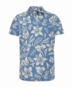 Heren polo blauw