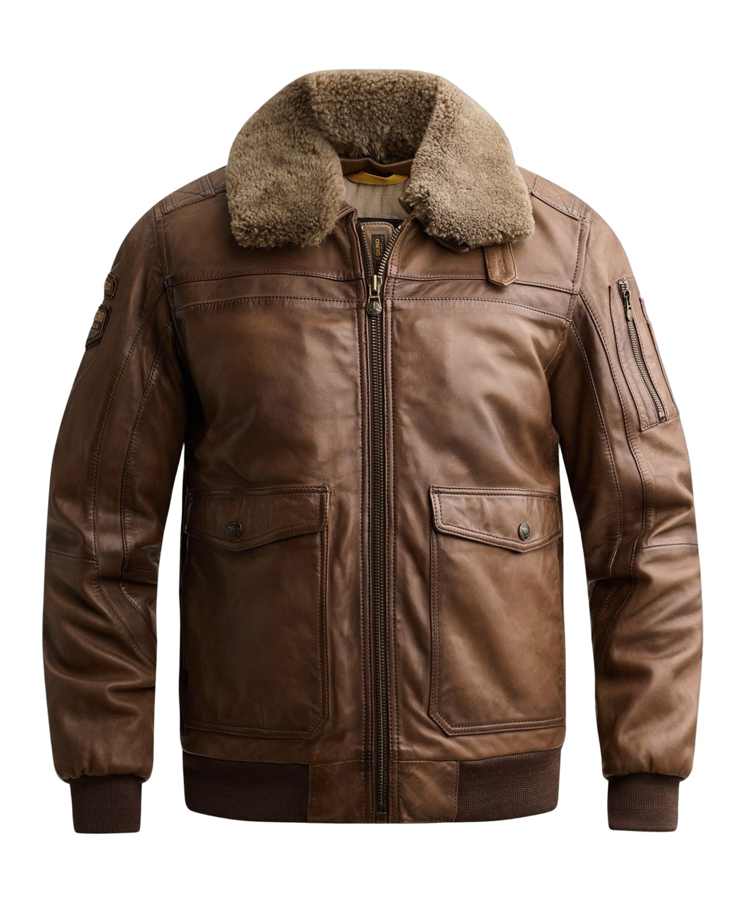 Heren jas bruin
