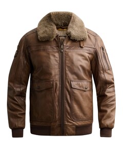 Heren jas bruin