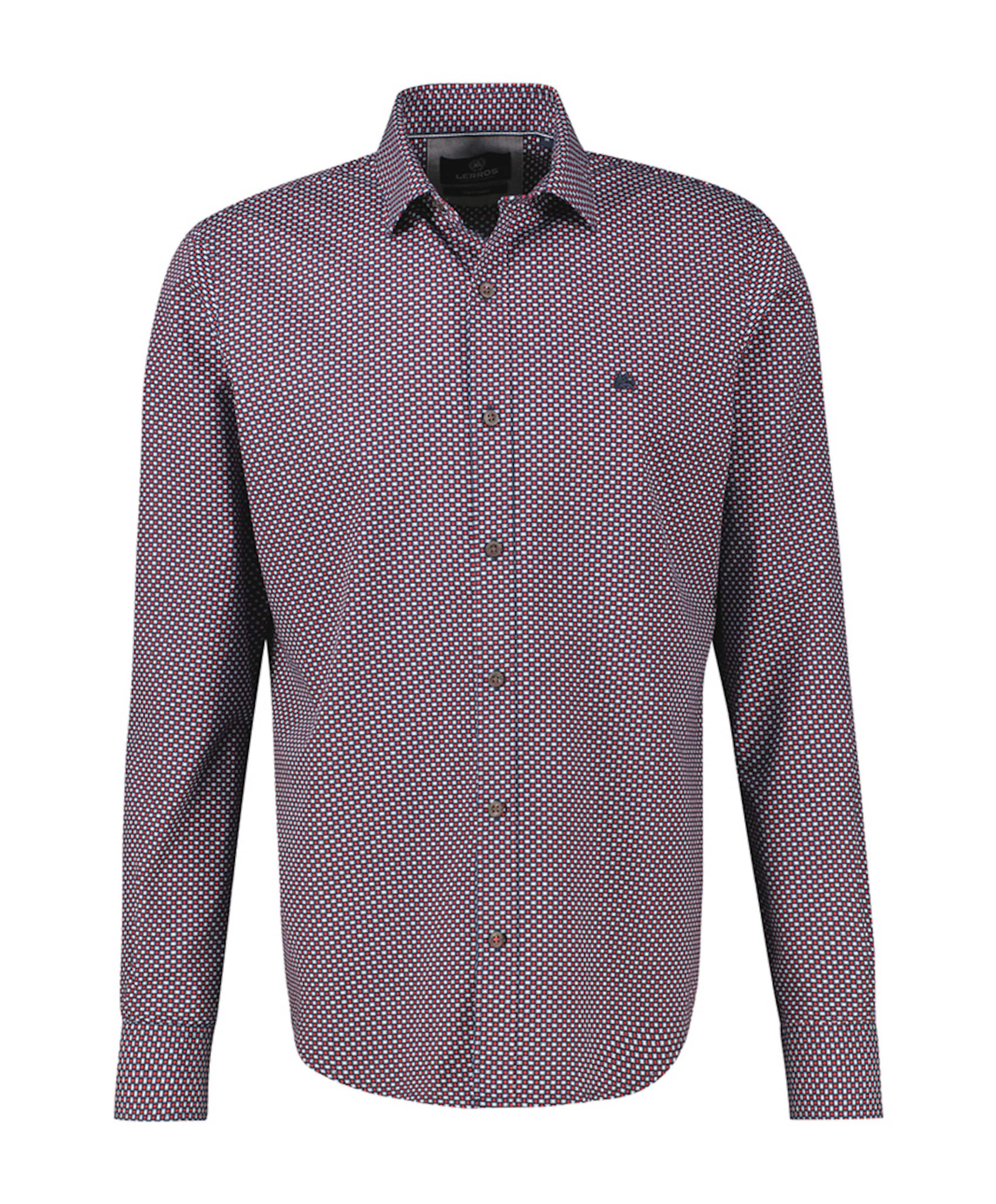 Overhemd lange mouw blauw