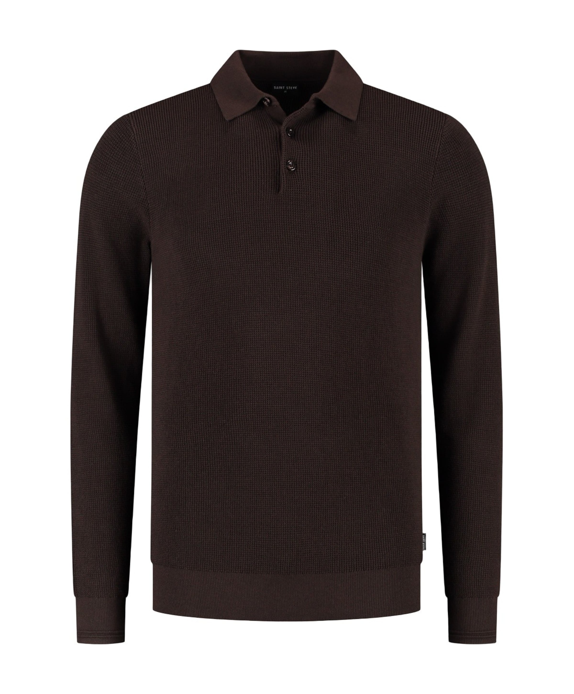 Heren polo bruin