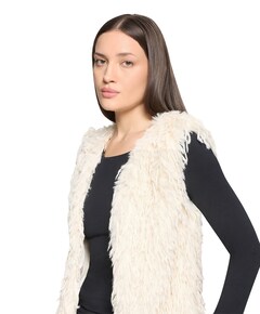 Dames gilet ecru