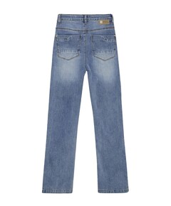 Wide Straight Fit meisjes jeans blauw