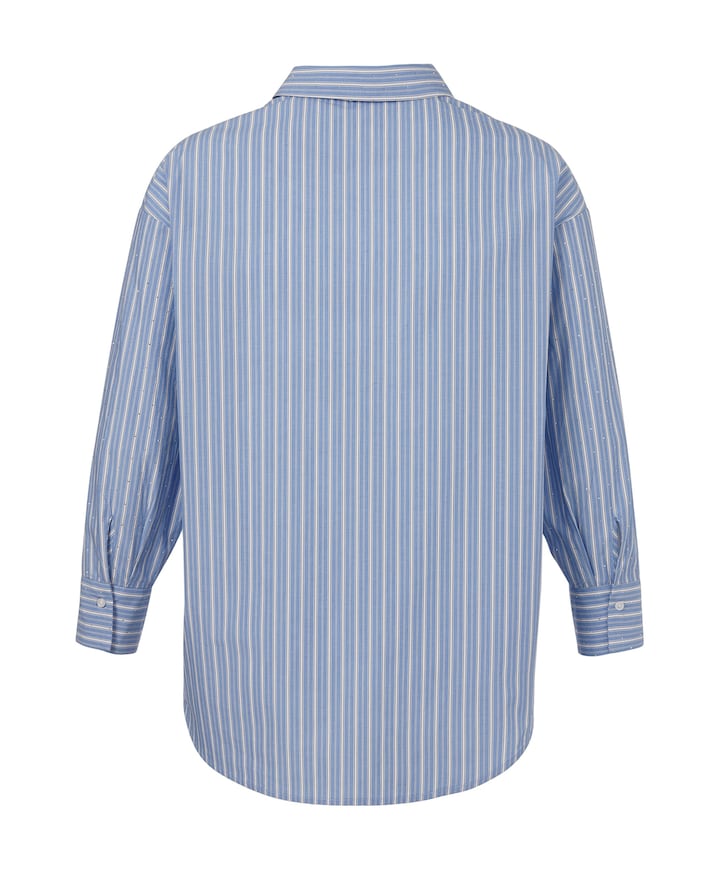 Dames blouse blauw