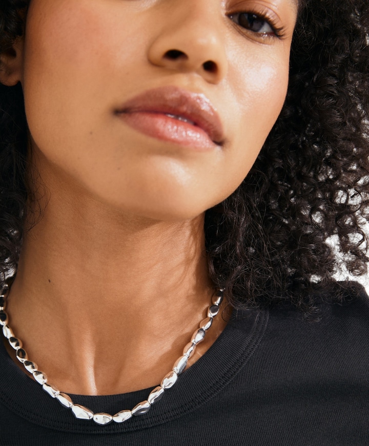 Dames ketting zilver