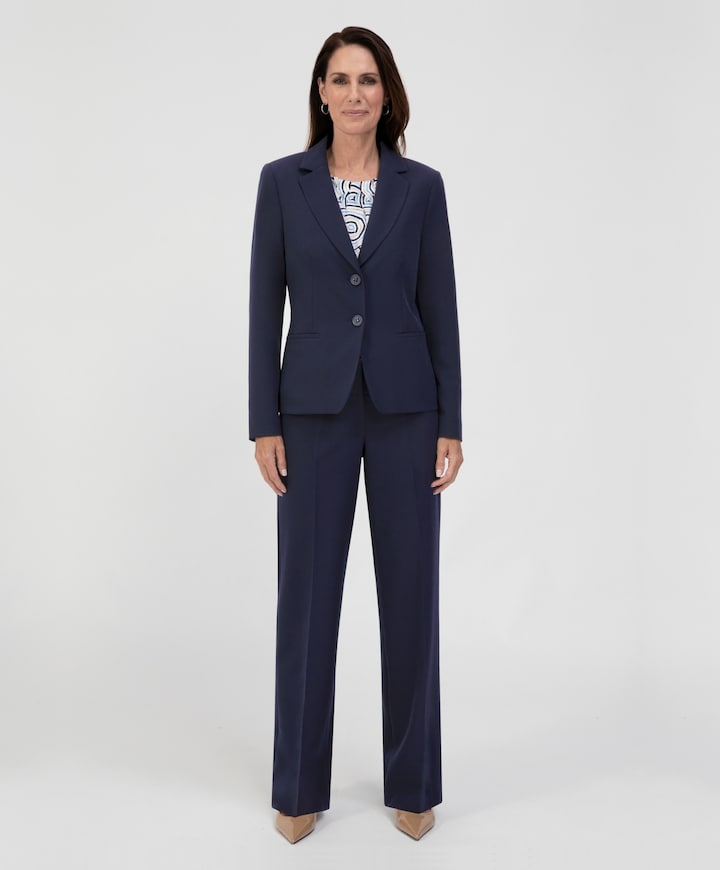Dames blazer blauw