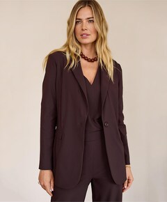 Dames blazer bruin