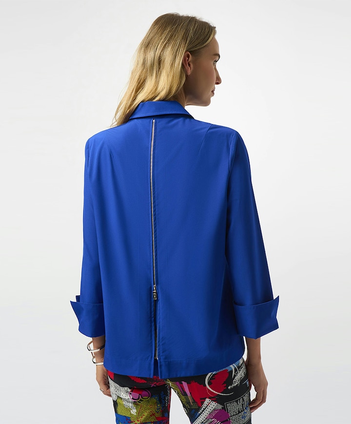 Dames blouse blauw