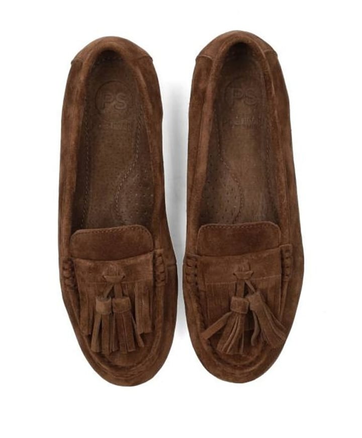 TAYA dames ballerina's bruin