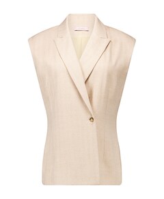 Dames gilet beige