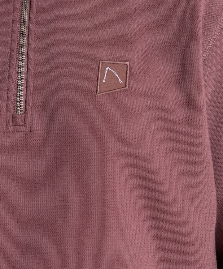 Heren trui met rits roze