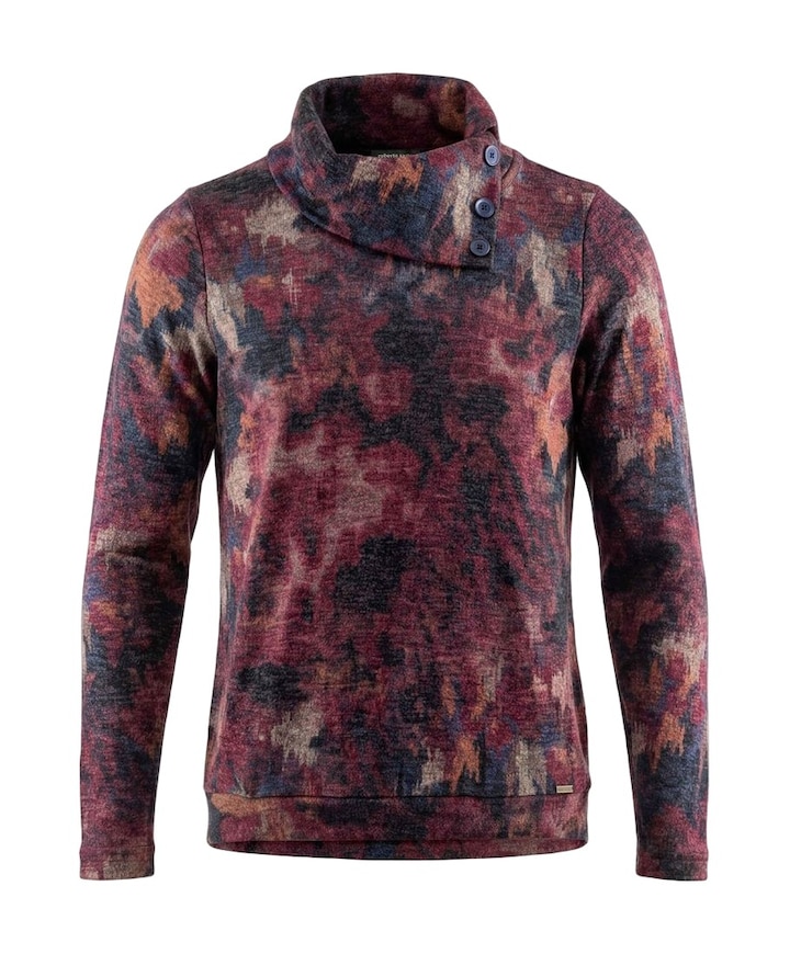 Dames longsleeve rood