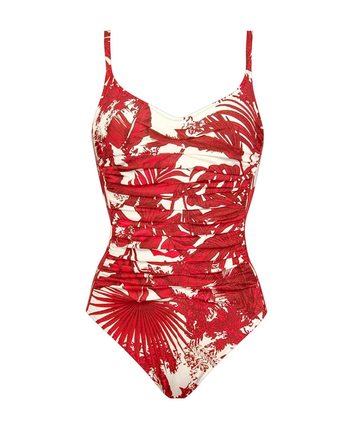 Dames badpak rood