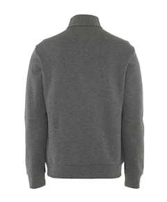 Heren trui met rits grijs