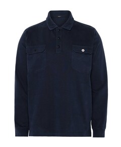 Heren polo blauw
