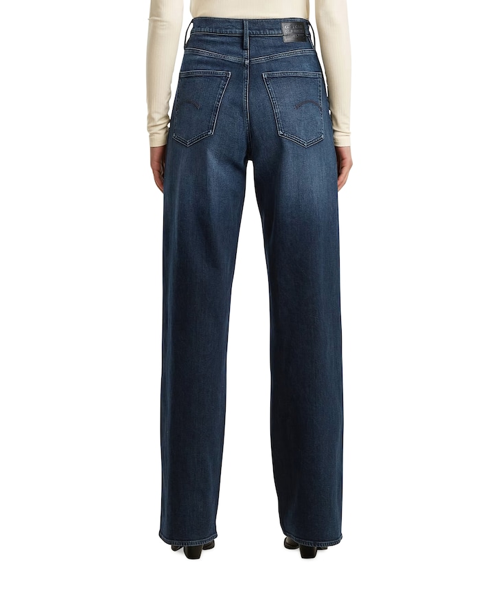 Deck 2.0 High Loose Wmn dames jeans blauw