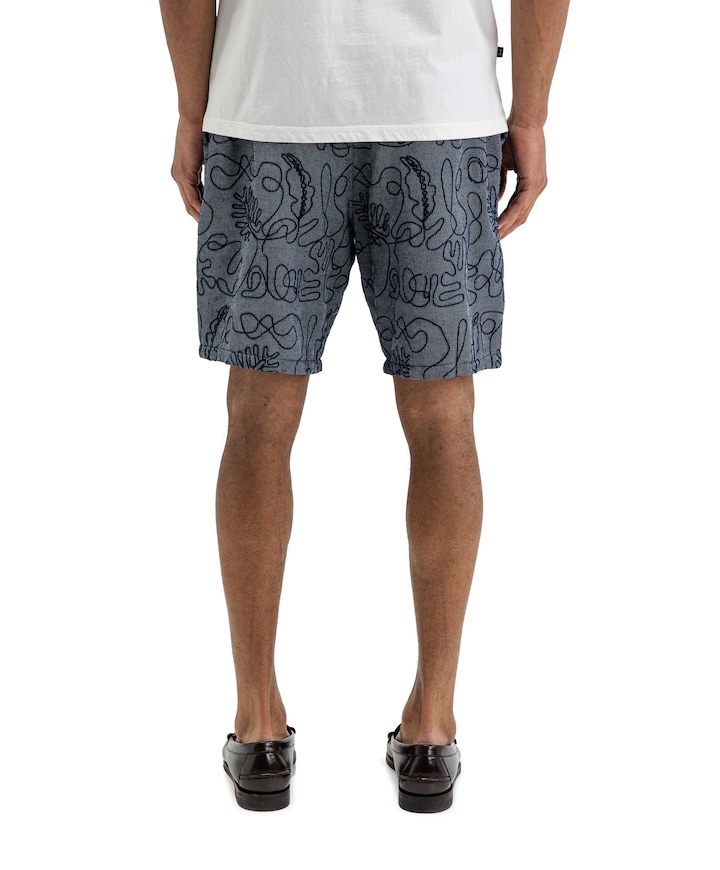 Alex Embro Shorts heren korte broek blauw