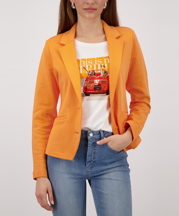 Dames blazer oranje
