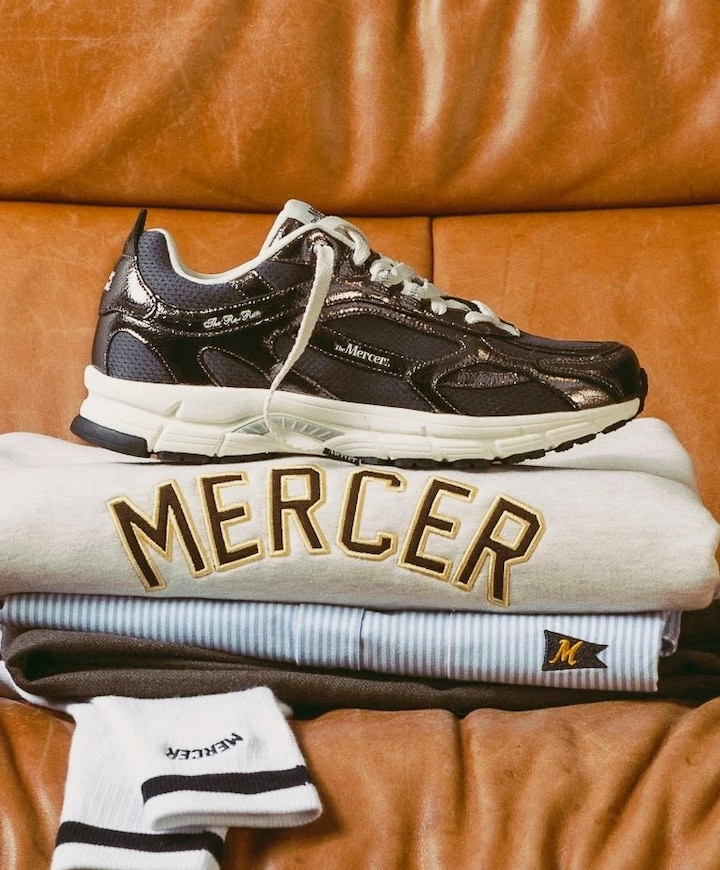 The Re-Run Cracked dames sneakers grijs