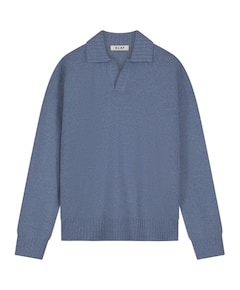 Heren polo blauw