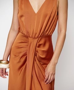 Dames jurk oranje