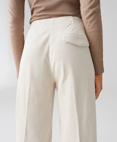 Mileni cargo dames broek ecru