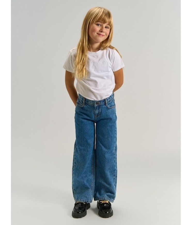 TNLissabon Wide Fit Jeans meisjes jeans blauw