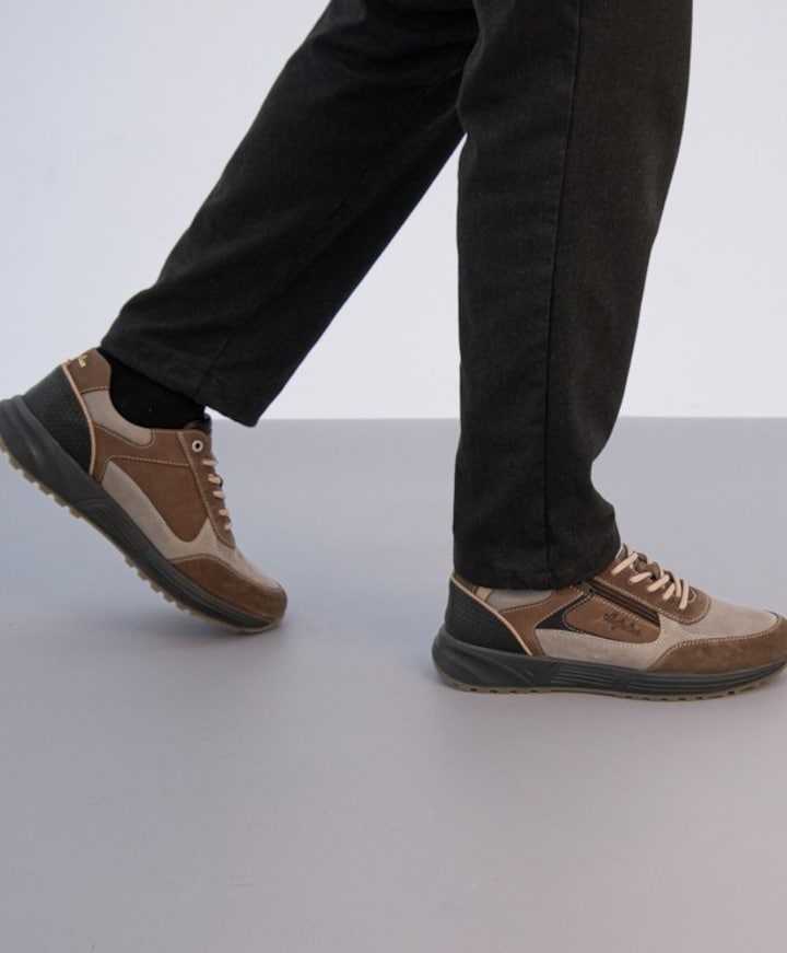 Hawker heren sneakers grijs
