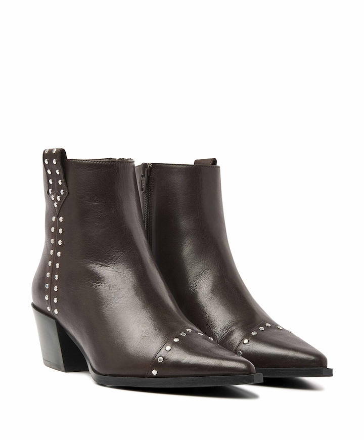 Kate Brandy dames enkellaarzen bruin