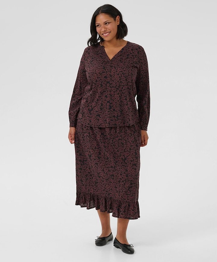 Blouse bruin