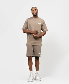 Uniseks t-shirt beige