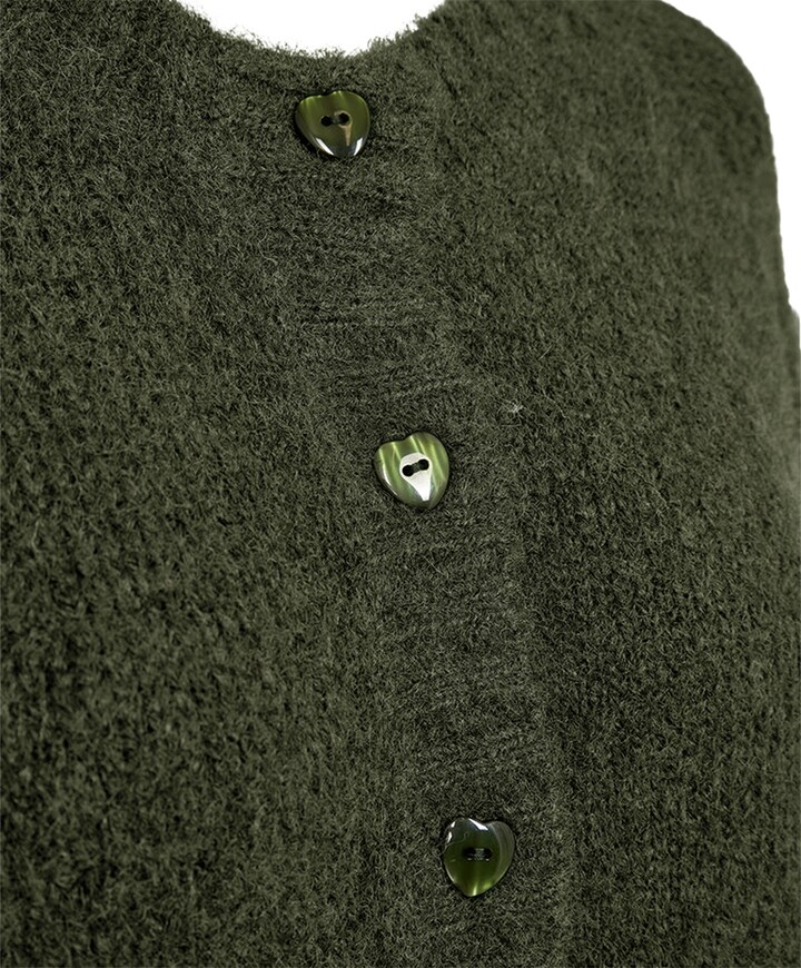 Dames vest groen
