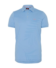 Heren polo blauw