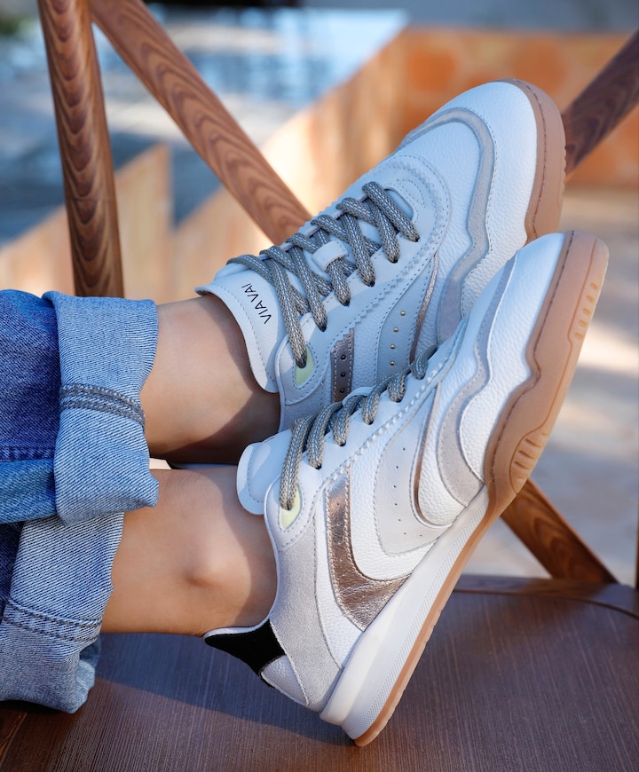 Kris Pax dames sneakers wit