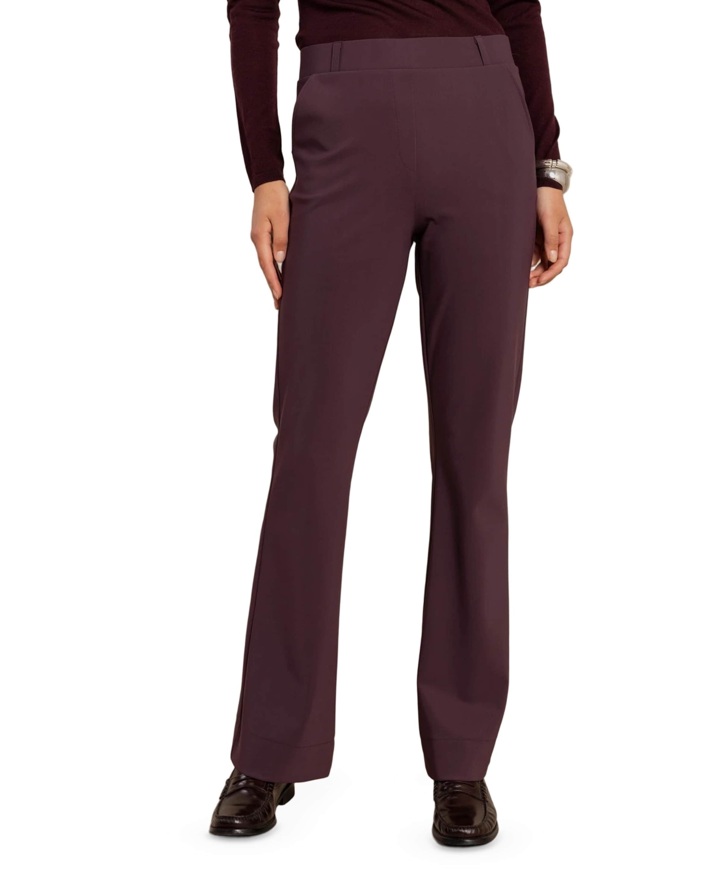 Flair bonded dames broek bordeaux