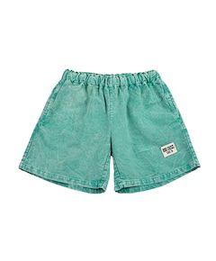 Woven bermuda jongens korte broek groen